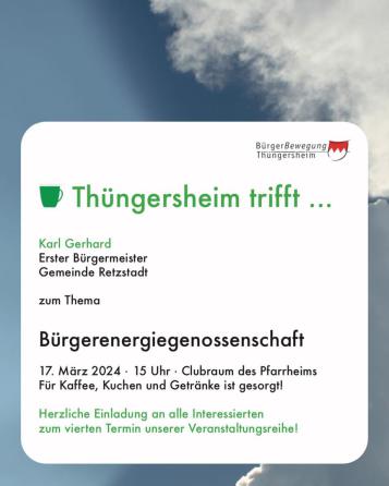 Thüngersheim trifft… Bürgerenergiegenossenschaft